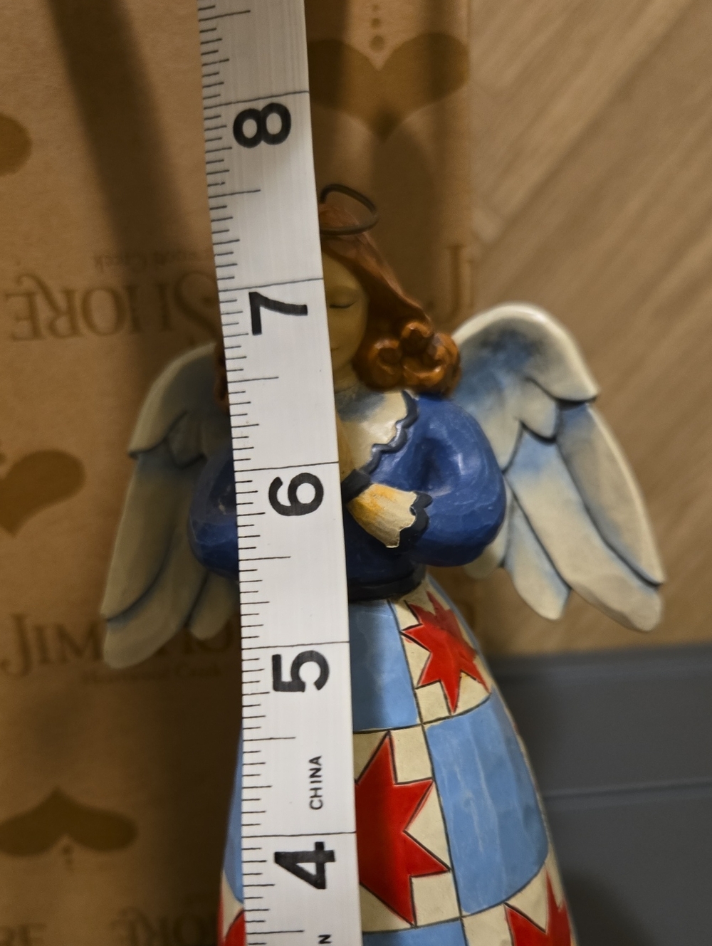 Jim Shore "Quiet Peace" Angel Figurine - Picture 5 of 5